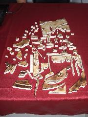 quadri in legno traforato e foglia oro 